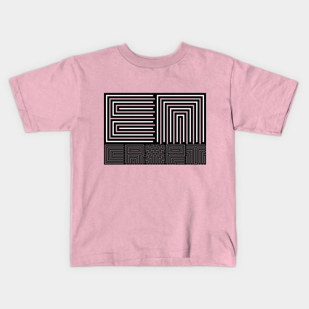 ENCRYPT 2.0 - Zoom into the design to get the full effect Kids T-Shirt by gingerman